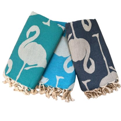 TELO FOUTA FLAMINGO - immagine 2